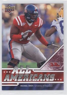 2009 Upper Deck Draft Edition - [Base] - Burgundy #279 - All Americans - Michael Oher /75