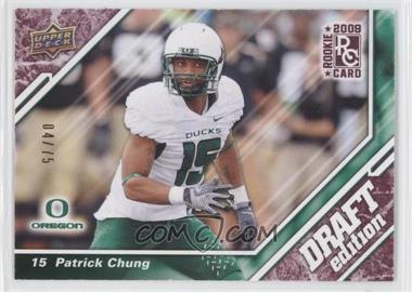 2009 Upper Deck Draft Edition - [Base] - Burgundy #66 - Patrick Chung /75