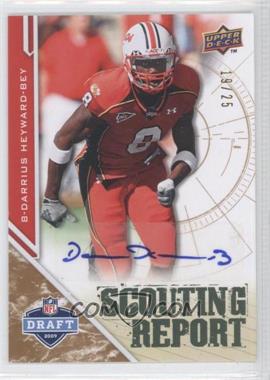 2009 Upper Deck Draft Edition - [Base] - Copper Autographs #213 - Scouting Report - Darrius Heyward-Bey /25