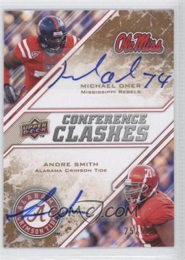 2009 Upper Deck Draft Edition - [Base] - Copper Autographs #262 - Conference Clashes - Michael Oher, Andre Smith /50