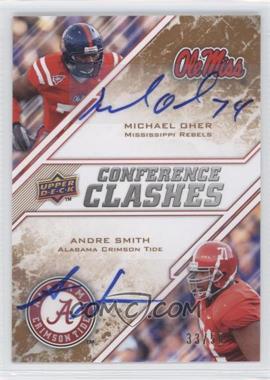 2009 Upper Deck Draft Edition - [Base] - Copper Autographs #262 - Conference Clashes - Michael Oher, Andre Smith /50