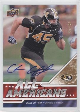 2009 Upper Deck Draft Edition - [Base] - Copper Autographs #277 - All Americans - Chase Coffman /25