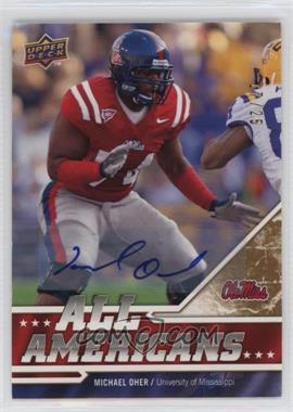 2009 Upper Deck Draft Edition - [Base] - Copper Autographs #279 - All Americans - Michael Oher /25
