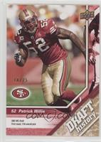 Draft History - Patrick Willis #/25