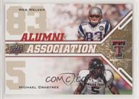 Alumni Association - Wes Welker, Michael Crabtree #/25