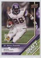 Draft History - Adrian Peterson #/350