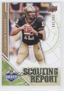 2009 Upper Deck Draft Edition - [Base] - Green #203 - Scouting Report - Curtis Painter /350