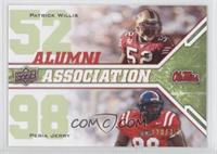 Alumni Association - Patrick Willis, Peria Jerry #/350