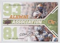 Alumni Association - Michael Johnson, Calvin Johnson #/350