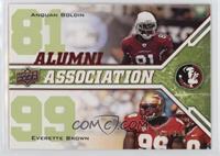 Alumni Association - Anquan Boldin, Everette Brown #/350