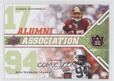 2009 Upper Deck Draft Edition - [Base] - Green #249 - Alumni Association - Jason Campbell, Sen'Derrick Marks /350
