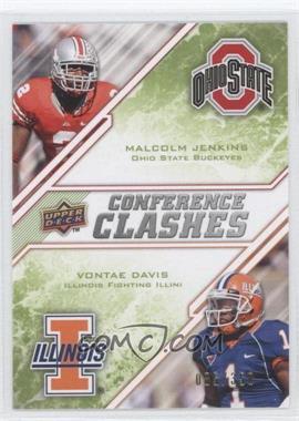 2009 Upper Deck Draft Edition - [Base] - Green #259 - Conference Clashes - Malcolm Jenkins, Vontae Davis /350