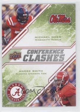 2009 Upper Deck Draft Edition - [Base] - Green #262 - Conference Clashes - Michael Oher, Andre Smith /350
