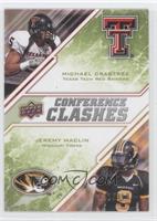 Conference Clashes - Michael Crabtree, Jeremy Maclin #/350
