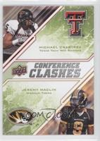 Conference Clashes - Michael Crabtree, Jeremy Maclin #/350