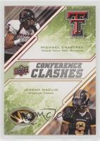 Conference Clashes - Michael Crabtree, Jeremy Maclin #/350