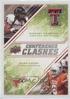 Conference Clashes - Michael Crabtree, Quan Cosby #/350