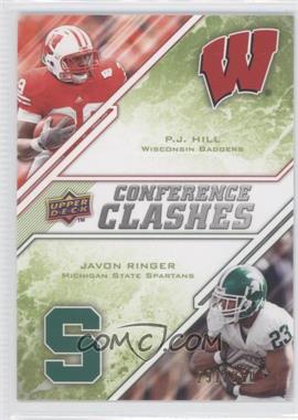 2009 Upper Deck Draft Edition - [Base] - Green #270 - Conference Clashes - P.J. Hill, Javon Ringer /350