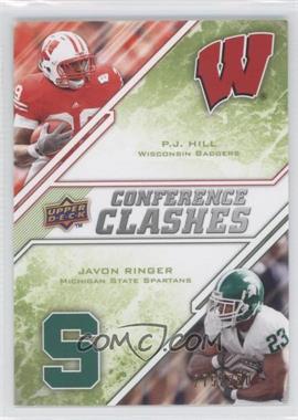 2009 Upper Deck Draft Edition - [Base] - Green #270 - Conference Clashes - P.J. Hill, Javon Ringer /350