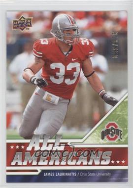 2009 Upper Deck Draft Edition - [Base] - Green #275 - All Americans - James Laurinaitis /350