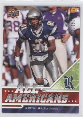 2009 Upper Deck Draft Edition - [Base] - Green #278 - All Americans - Jarett Dillard /350