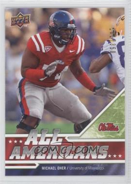 2009 Upper Deck Draft Edition - [Base] - Green #279 - All Americans - Michael Oher /350