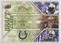 Draft Class - LaDainian Tomlinson, Drew Brees, Reggie Wayne #/350