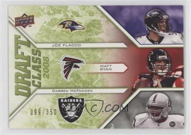 2009 Upper Deck Draft Edition - [Base] - Green #297 - Draft Class - Joe Flacco, Matt Ryan, Darren McFadden /350