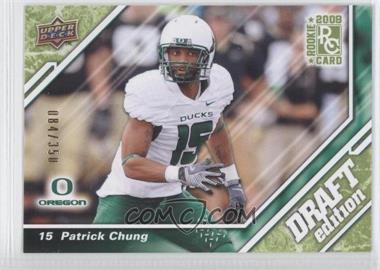 2009 Upper Deck Draft Edition - [Base] - Green #66 - Patrick Chung /350