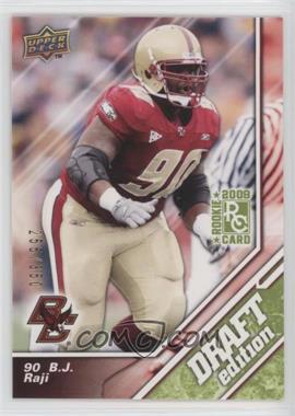 2009 Upper Deck Draft Edition - [Base] - Green #93 - B.J. Raji /350