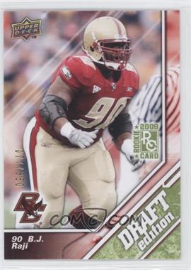 2009 Upper Deck Draft Edition - [Base] - Green #93 - B.J. Raji /350