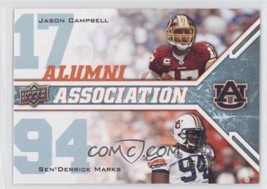 2009 Upper Deck Draft Edition - [Base] - Platinum #249 - Alumni Association - Jason Campbell, Sen'Derrick Marks /10