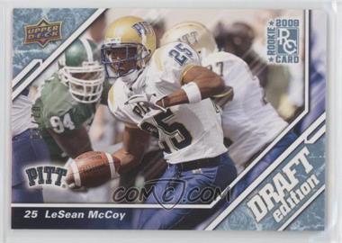 2009 Upper Deck Draft Edition - [Base] - Platinum #76 - LeSean McCoy /10 [EX to NM]