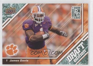 2009 Upper Deck Draft Edition - [Base] - Retail Dark Green #20 - James Davis