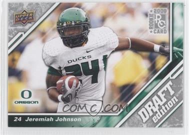 2009 Upper Deck Draft Edition - [Base] #128 - Jeremiah Johnson