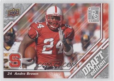 2009 Upper Deck Draft Edition - [Base] #130 - Andre Brown