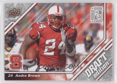 2009 Upper Deck Draft Edition - [Base] #130 - Andre Brown