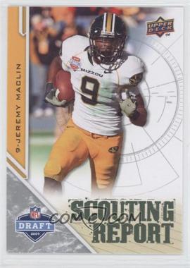 2009 Upper Deck Draft Edition - [Base] #217 - Scouting Report - Jeremy Maclin