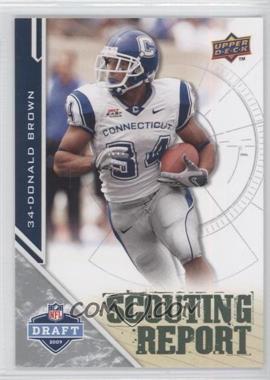 2009 Upper Deck Draft Edition - [Base] #226 - Scouting Report - Donald Brown