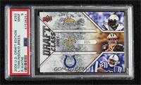 Draft Class - LaDainian Tomlinson, Drew Brees, Reggie Wayne [PSA 9 MI…