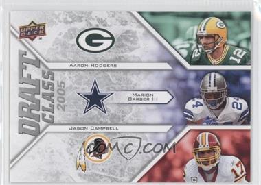 2009 Upper Deck Draft Edition - [Base] #296 - Draft Class - Aaron Rodgers, Marion Barber III, Jason Campbell