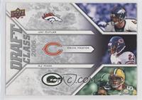 Draft Class - Jay Cutler, Devin Hester, AJ Hawk [EX to NM]