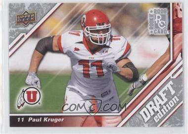 2009 Upper Deck Draft Edition - [Base] #83 - Paul Kruger