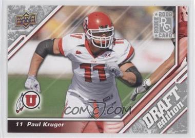 2009 Upper Deck Draft Edition - [Base] #83 - Paul Kruger