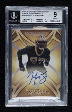 2009 Upper Deck Exquisite Collection - [Base] - Silver Holofoil #104 - Rookie Signatures - Malcolm Jenkins /25 [BGS 9 MINT]