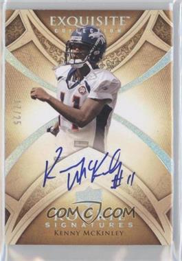 2009 Upper Deck Exquisite Collection - [Base] - Silver Holofoil #149 - Rookie Signatures - Kenny McKinley /25