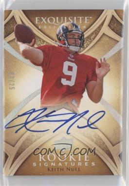 2009 Upper Deck Exquisite Collection - [Base] - Silver Holofoil #153 - Rookie Signatures - Keith Null /25