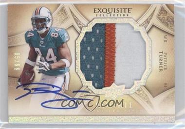 2009 Upper Deck Exquisite Collection - [Base] - Silver Holofoil #182 - Rookie Signature Patch - Patrick Turner /99