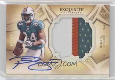 2009 Upper Deck Exquisite Collection - [Base] - Silver Holofoil #182 - Rookie Signature Patch - Patrick Turner /99