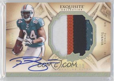 2009 Upper Deck Exquisite Collection - [Base] - Silver Holofoil #182 - Rookie Signature Patch - Patrick Turner /99